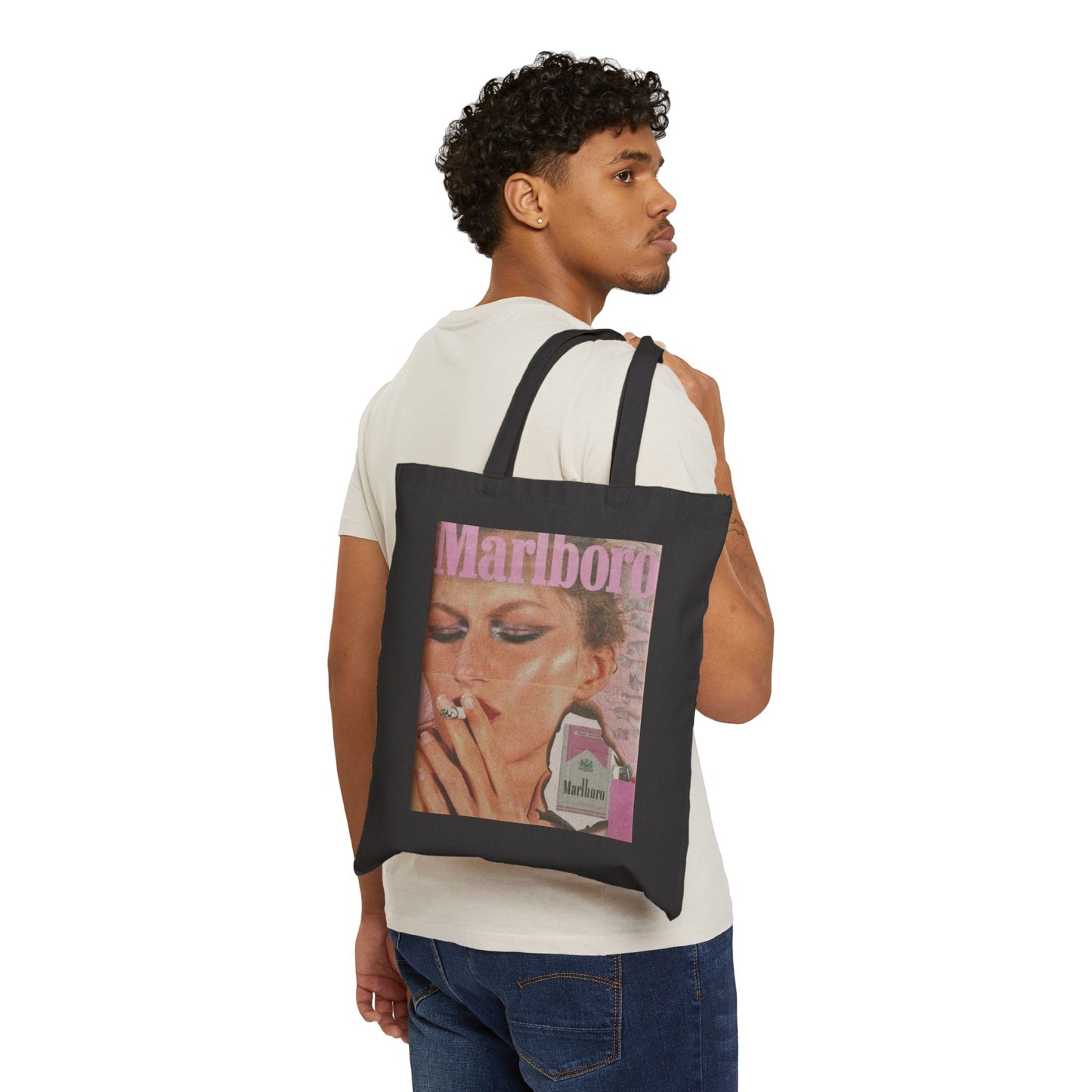 "Marlboro" Canvas Tote Bag