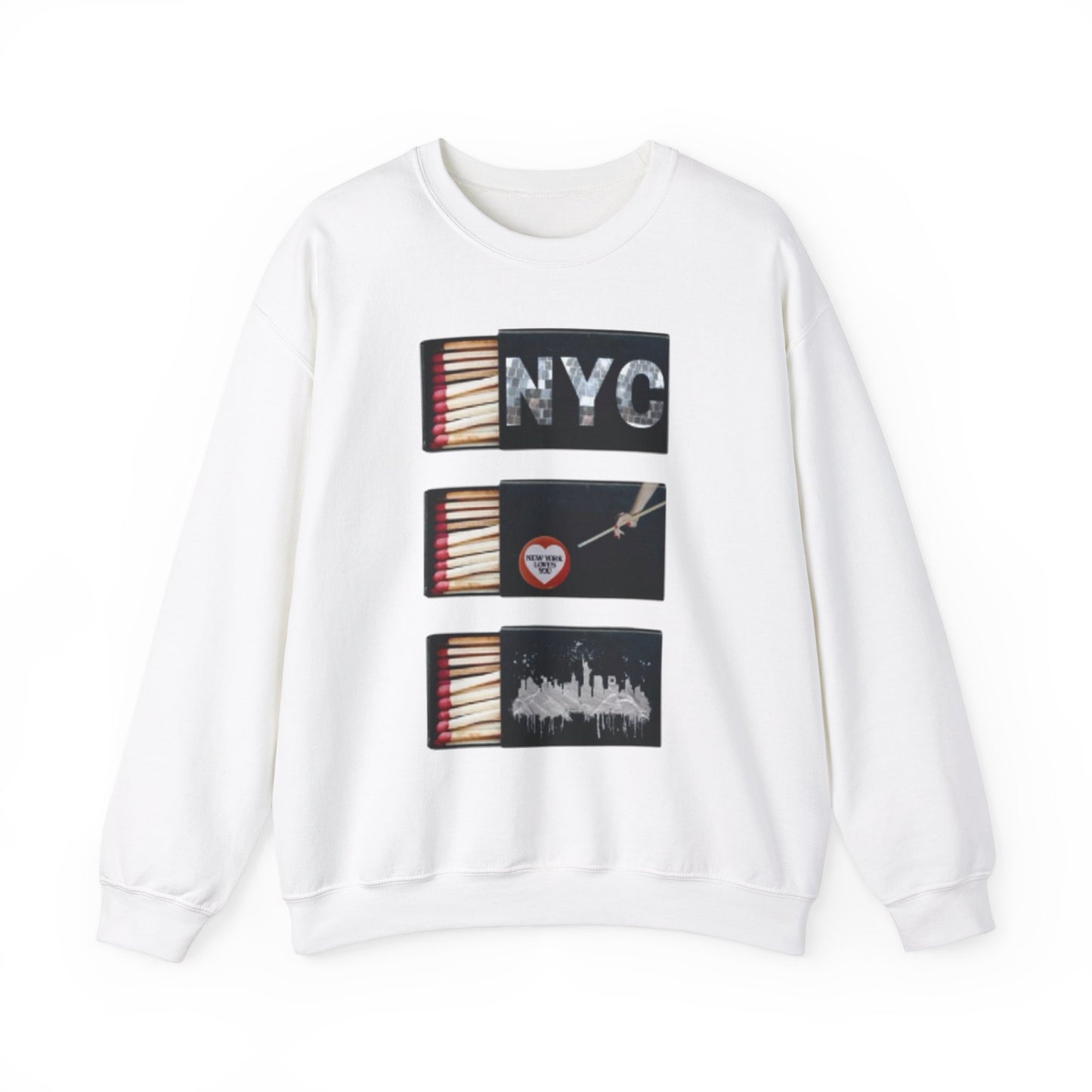 "NYC Matchbox" Crewneck Sweatshirt