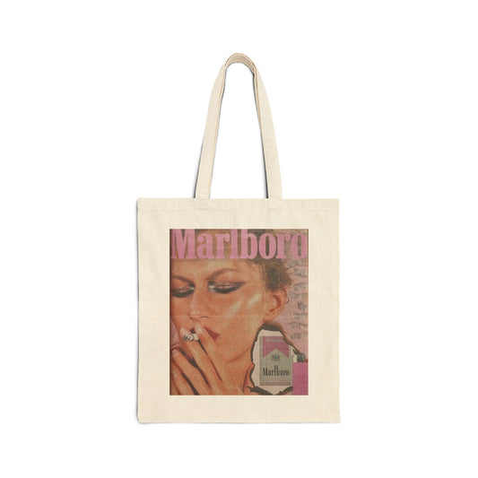 "Marlboro" Canvas Tote Bag