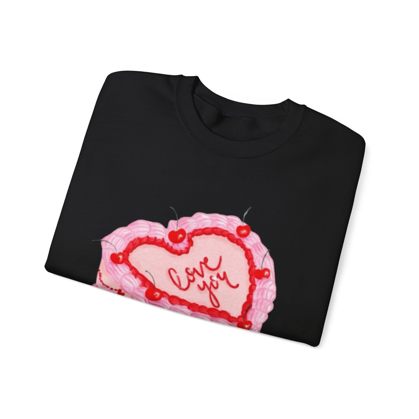 "Love You On Cake™ Crewneck Sweatshirt