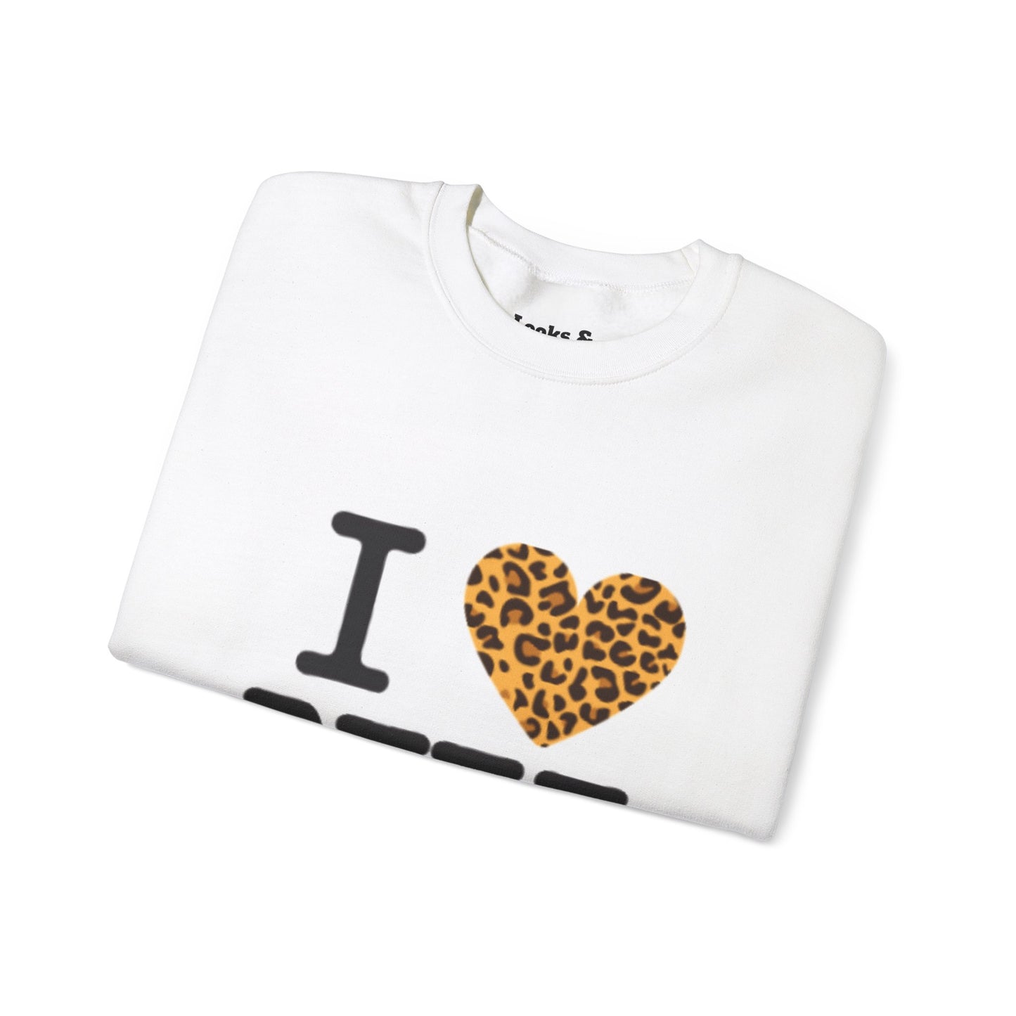 "I Heart NY" Cheetah Print Crewneck